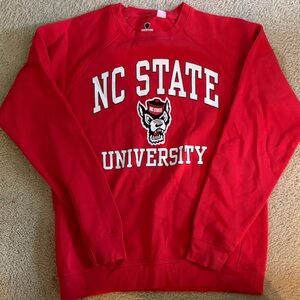 NC State Red University Crewneck Sweatshirt-Unisex